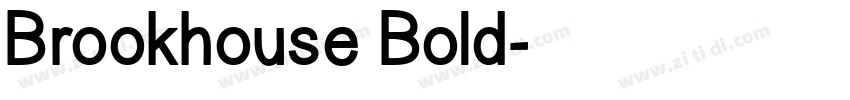 Brookhouse Bold字体转换